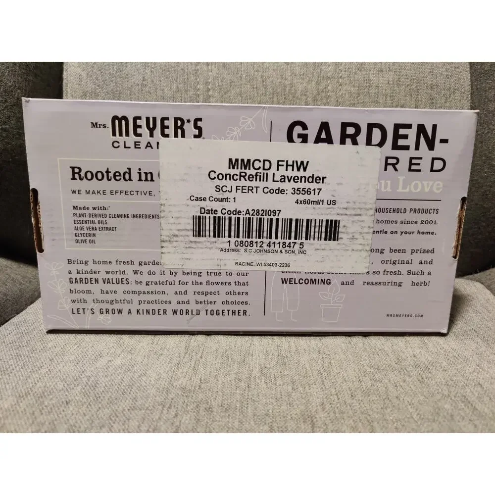Mrs. Meyer's Clean Day Lavendar Scent Foam Hand Soap Refill 2 FL Oz 4 Pack